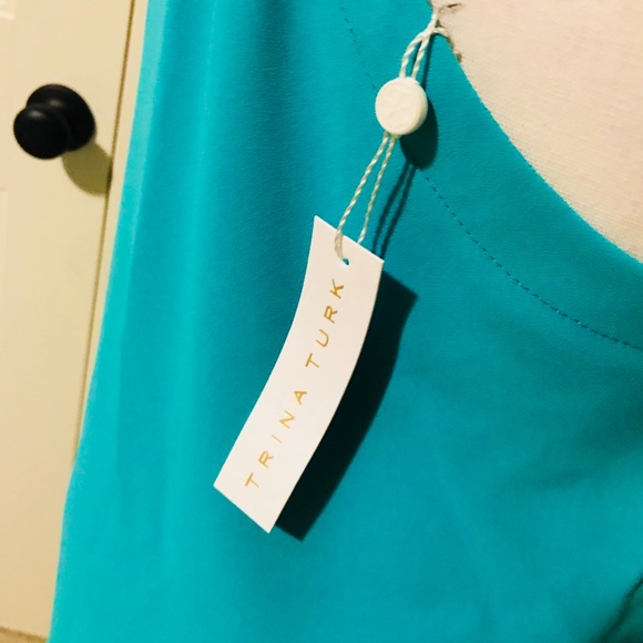 Trina Turk Lunara Asymmetrical hem dress - Picture 6 of 6